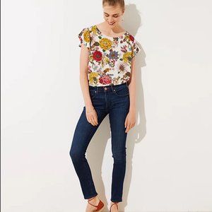 LOFT Skinny Jeans in Staple Dark Indigo Wash Sz24